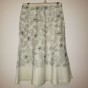 Dialogue Skirt | White and Black | Size 4 NWOT